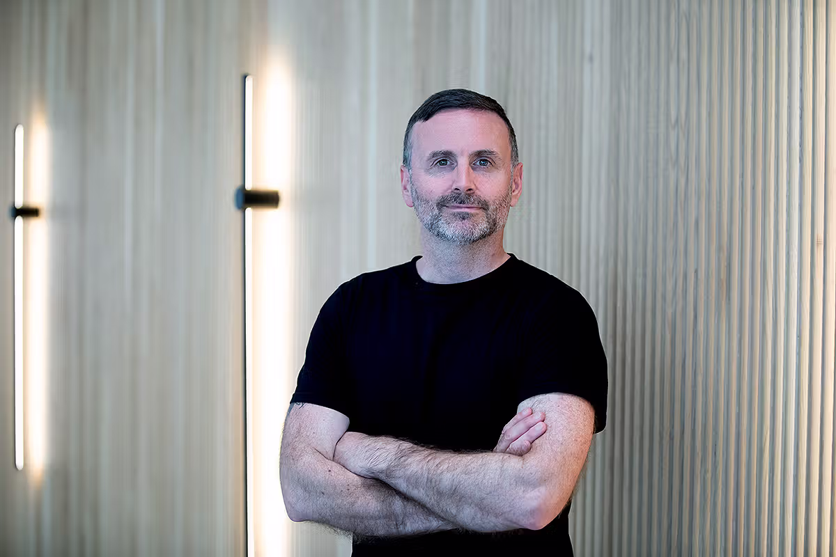 Environmental business portrait of a professional in a modern office interior