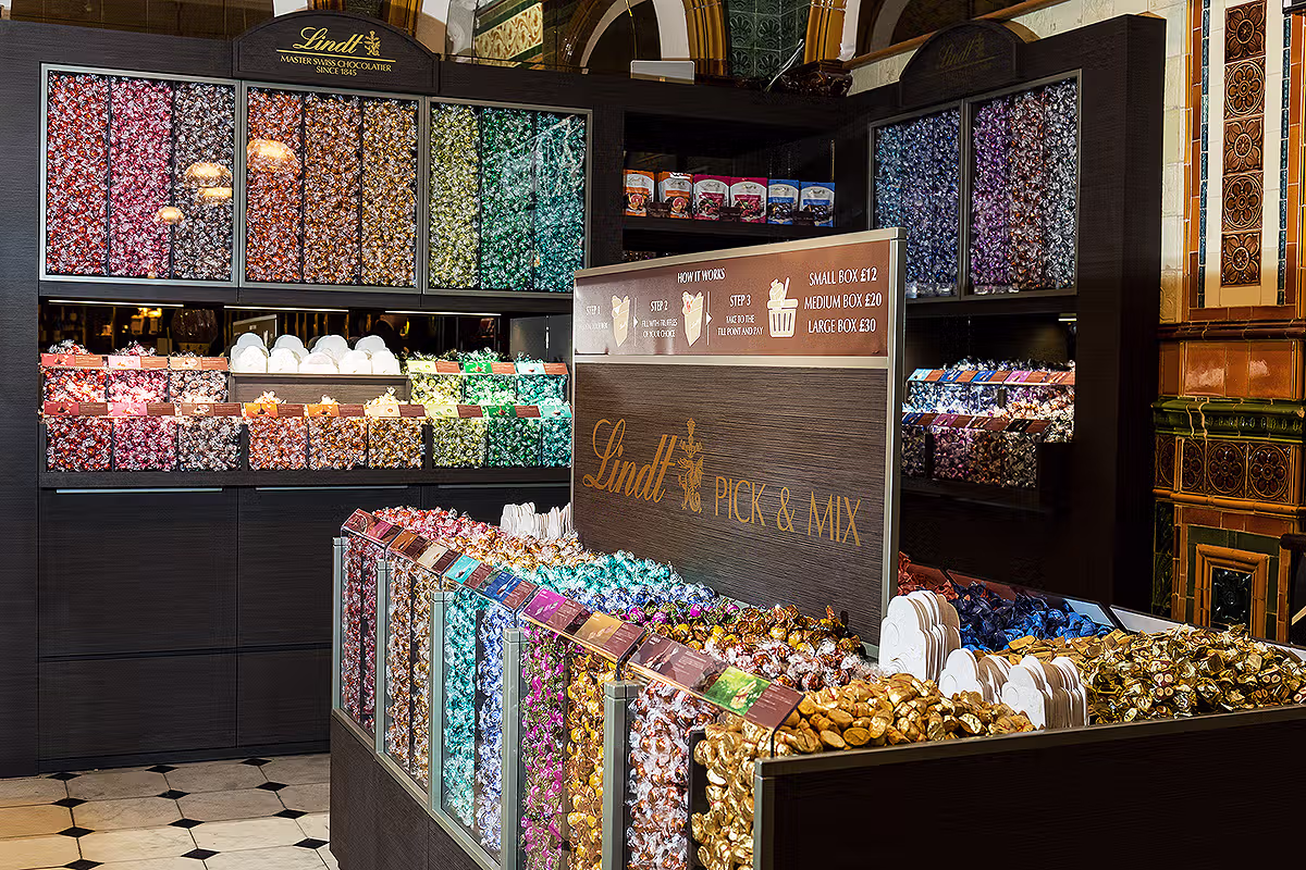 Lindt PR photographer London capturing launch activity and public-facing campaign energy