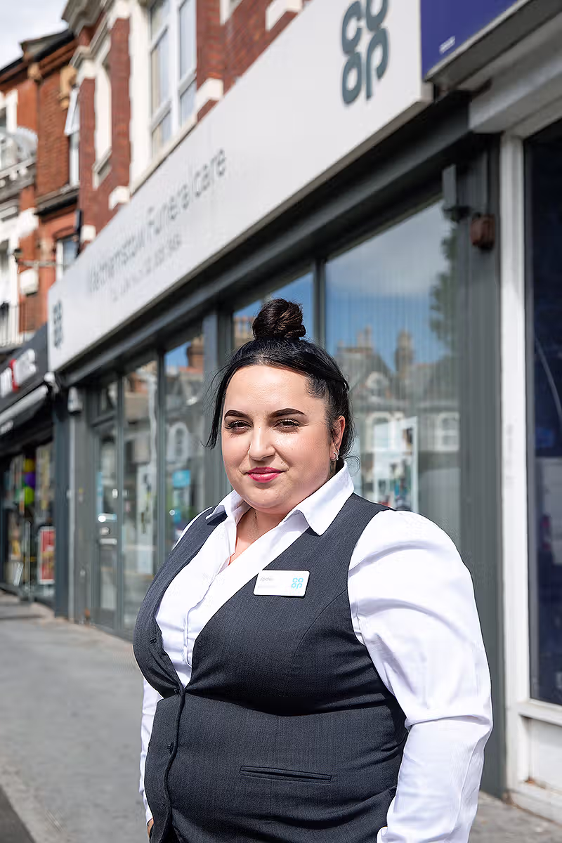 Corporate photographer in Walthamstow capturing portrait detail for a PR image library